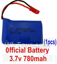 Wltoys Q222K Q222G Parts-31 Q222 battery-3.7v 780mah with jst plug,Wltoys Q222K Q222G RC Drone Spare parts,Q222K RC Quadcopter Accessories,Q222G headless mode Replacement parts